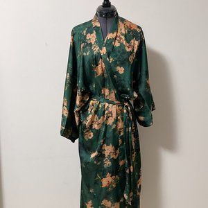 KIM + ONO Green Tamiko Kimono Robe - Full length